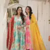 Vardan Ethnic Ka 1104 Russian Silk Wholesale Fancy Gown With Dupatta Catalog